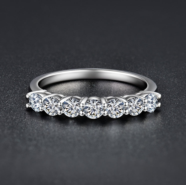 Felmeny Engagement Ring in Silver with Zircon