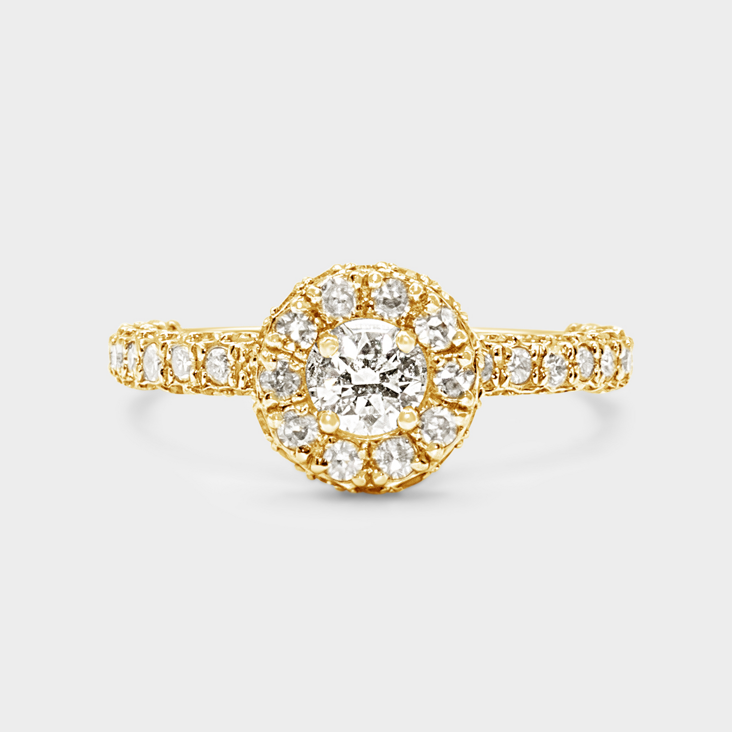 Felmeny Majesty Ring in Gold with Diamonds