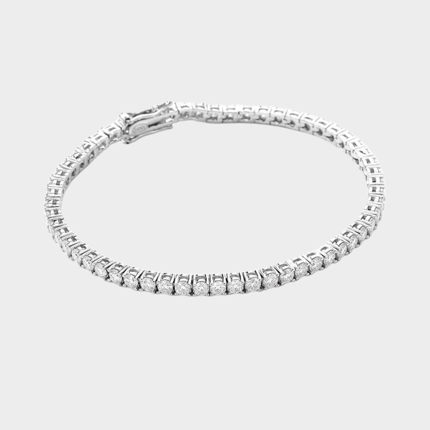 Felmeny Stelléa Bracelet in Silver with Moissanite