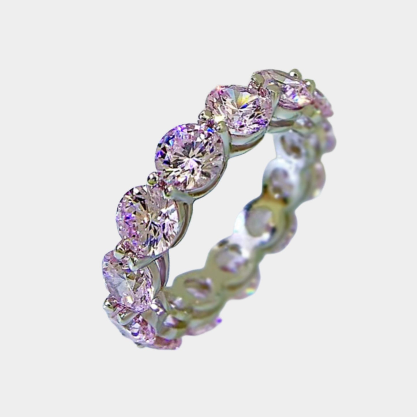 Felmeny All Stone Ring in Silver with Zircon