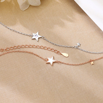 Felmeny Star Necklace in Silver