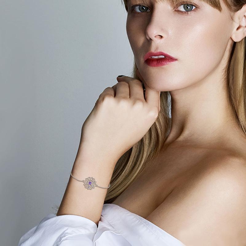 Felmeny Zenyra Bracelet in Silver with Zircon