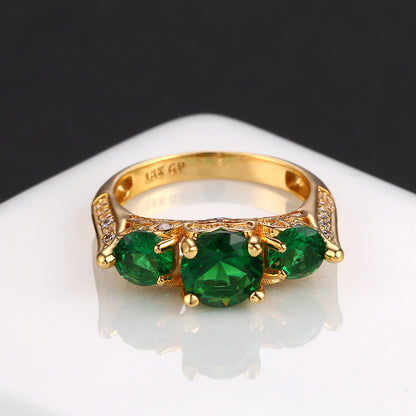 Felmeny Crown Ring in Silver with Zircon