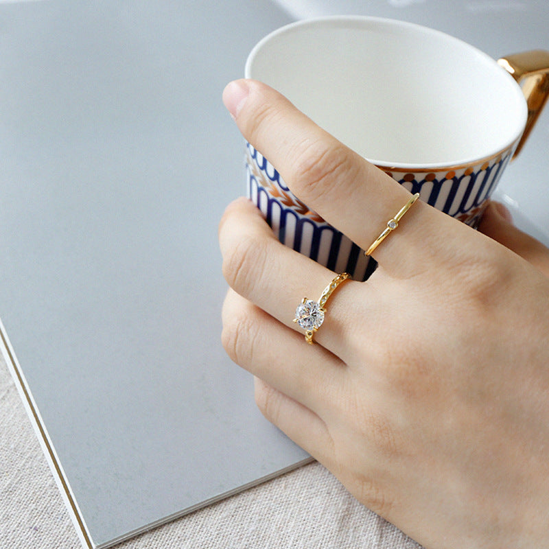 Felmeny Seraphina Ring in Silver with Zircon