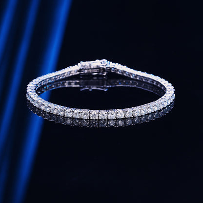Felmeny Stelléa Bracelet in Silver with Moissanite