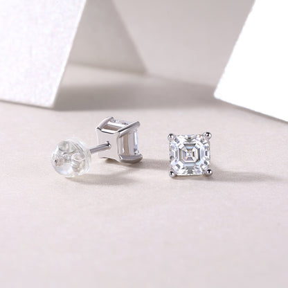 Felmeny Vivienne Earrings in Silver with Moissanite