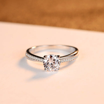 Felmeny Engagement II Ring in Silver with Zircon