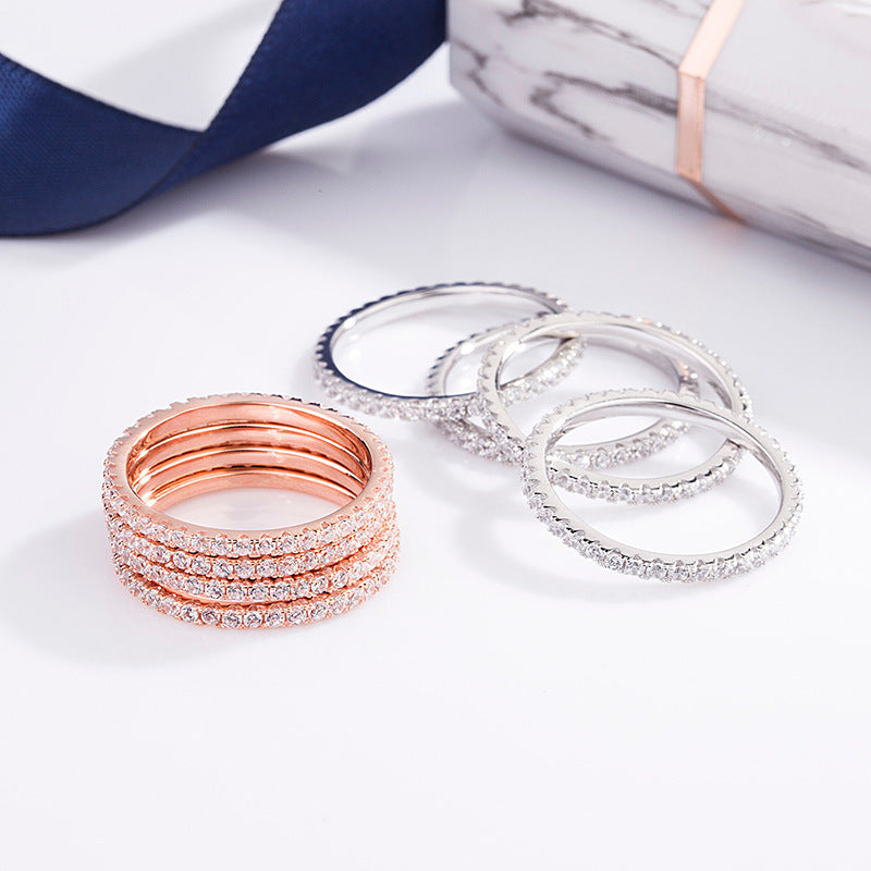 Felmeny Linéa Ring in Silver with Zircon