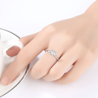 Felmeny Engagement II Ring in Silver with Zircon