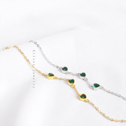 Felmeny Three Love Bracelet in Silver with Zircon