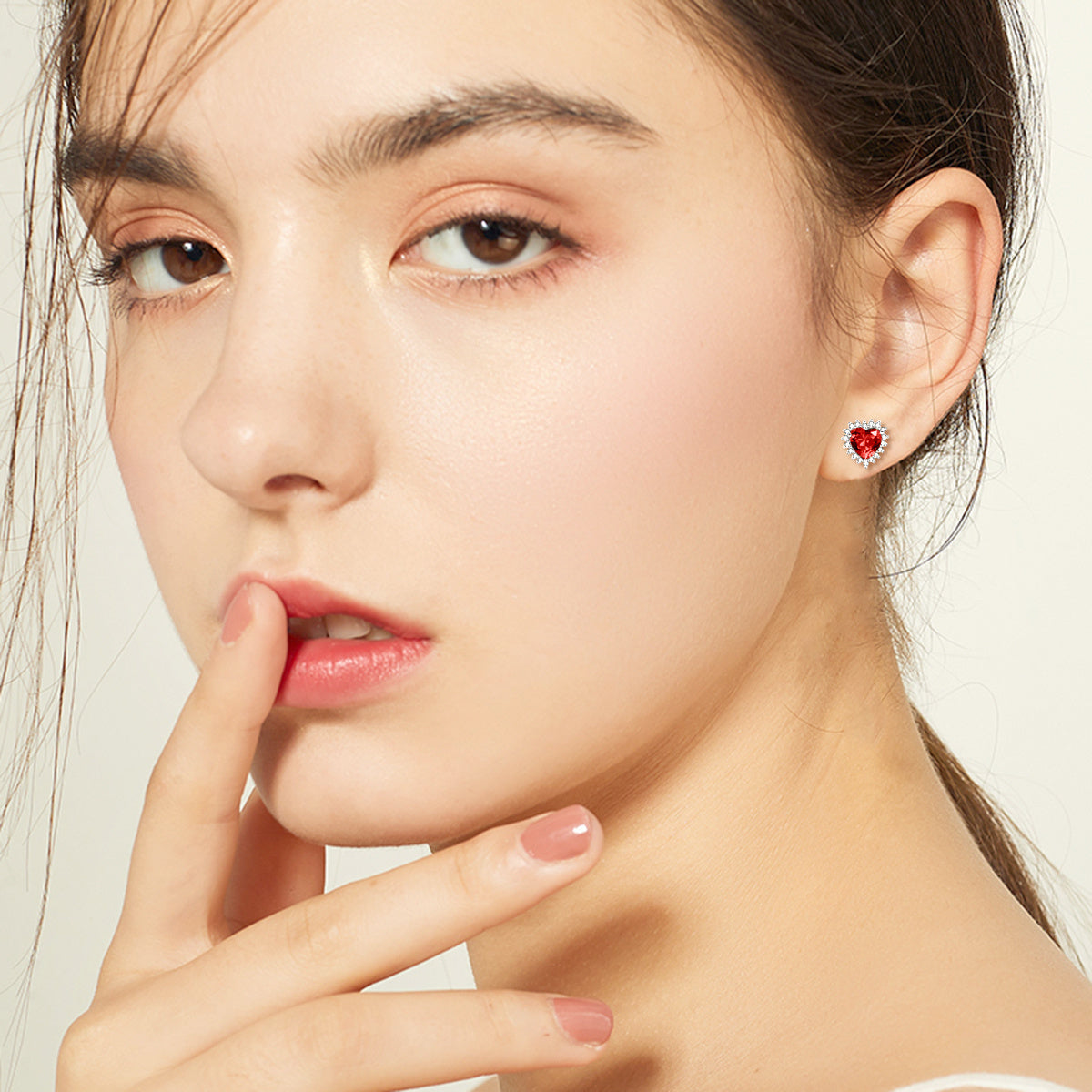 Felmeny Rubéa Earrings in Silver with Zircon