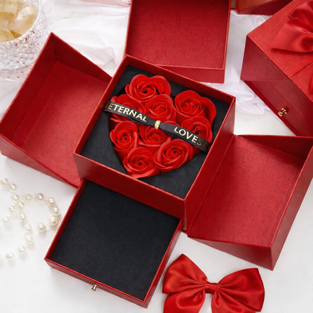 🎁 Double Life Rose Jewelry Packaging Gift Box (100% off)
