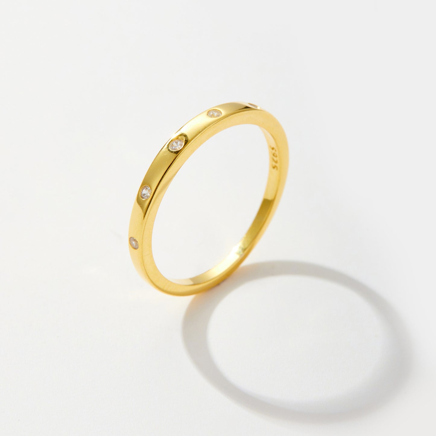 Felmeny Sparkle Ring in Silver with Zircon