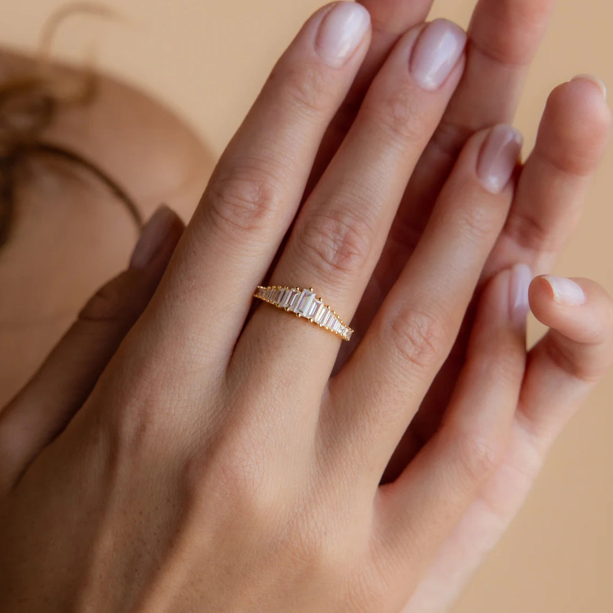 Felmeny Empara Ring in Silver with Zircon