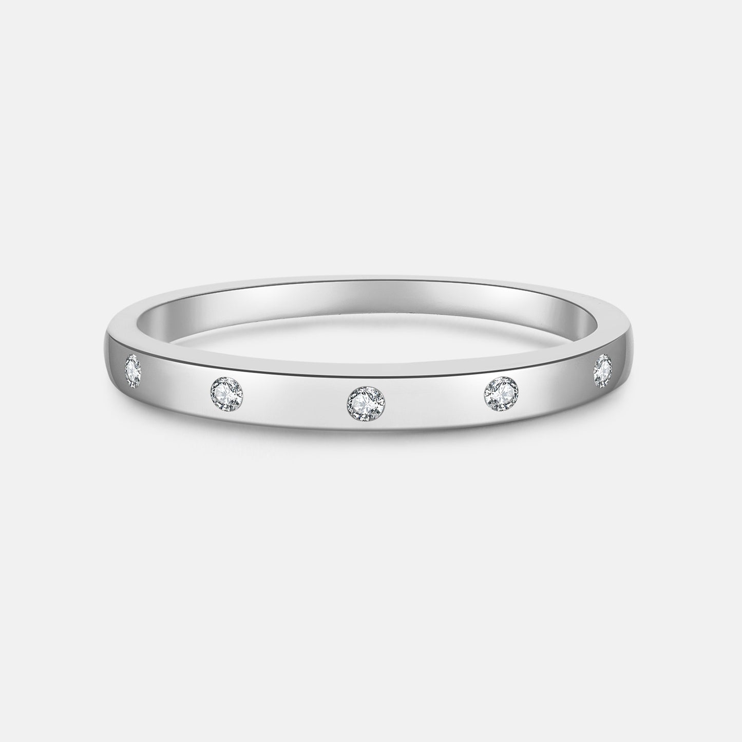 Felmeny Sparkle Ring in Silver with Zircon