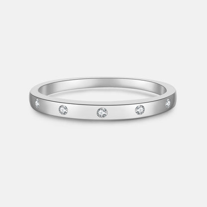 Felmeny Sparkle Ring in Silver with Zircon