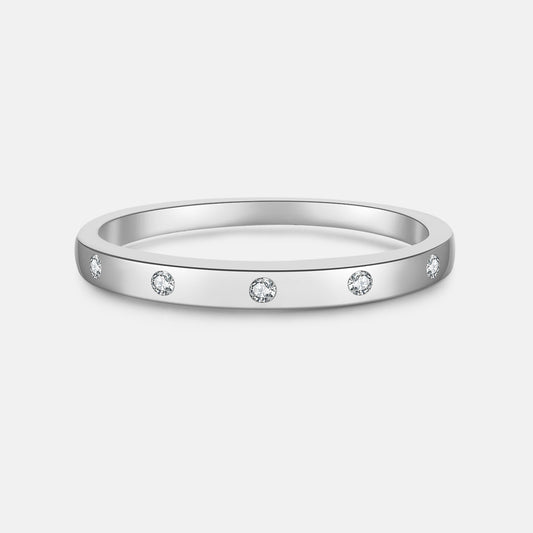 Felmeny Sparkle Ring in Silver with Zircon