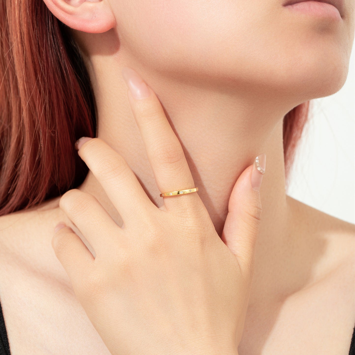 Felmeny Sparkle Ring in Silver with Zircon