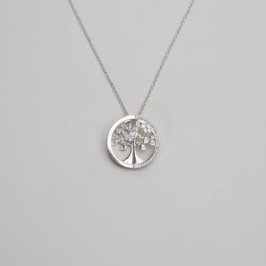 Felmeny Elysium Necklace in White Gold with Diamonds