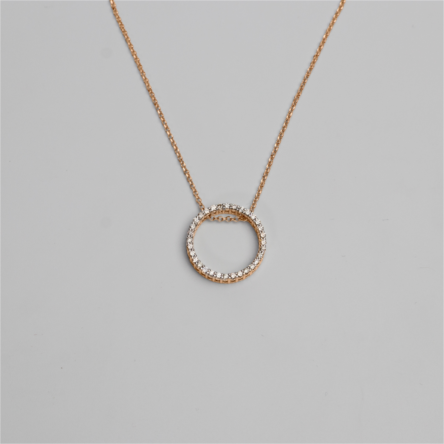 Felmeny Anello Necklace in Gold with Diamonds