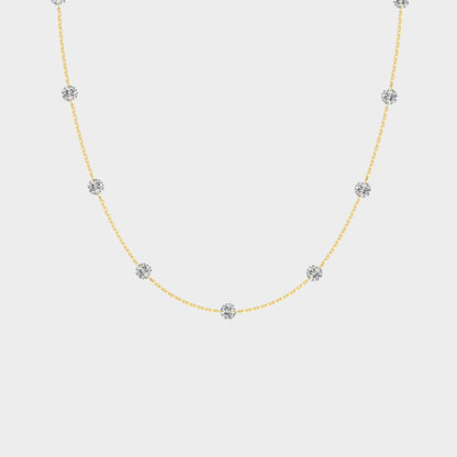Felmeny Hulus Necklace in Silver with Zircon