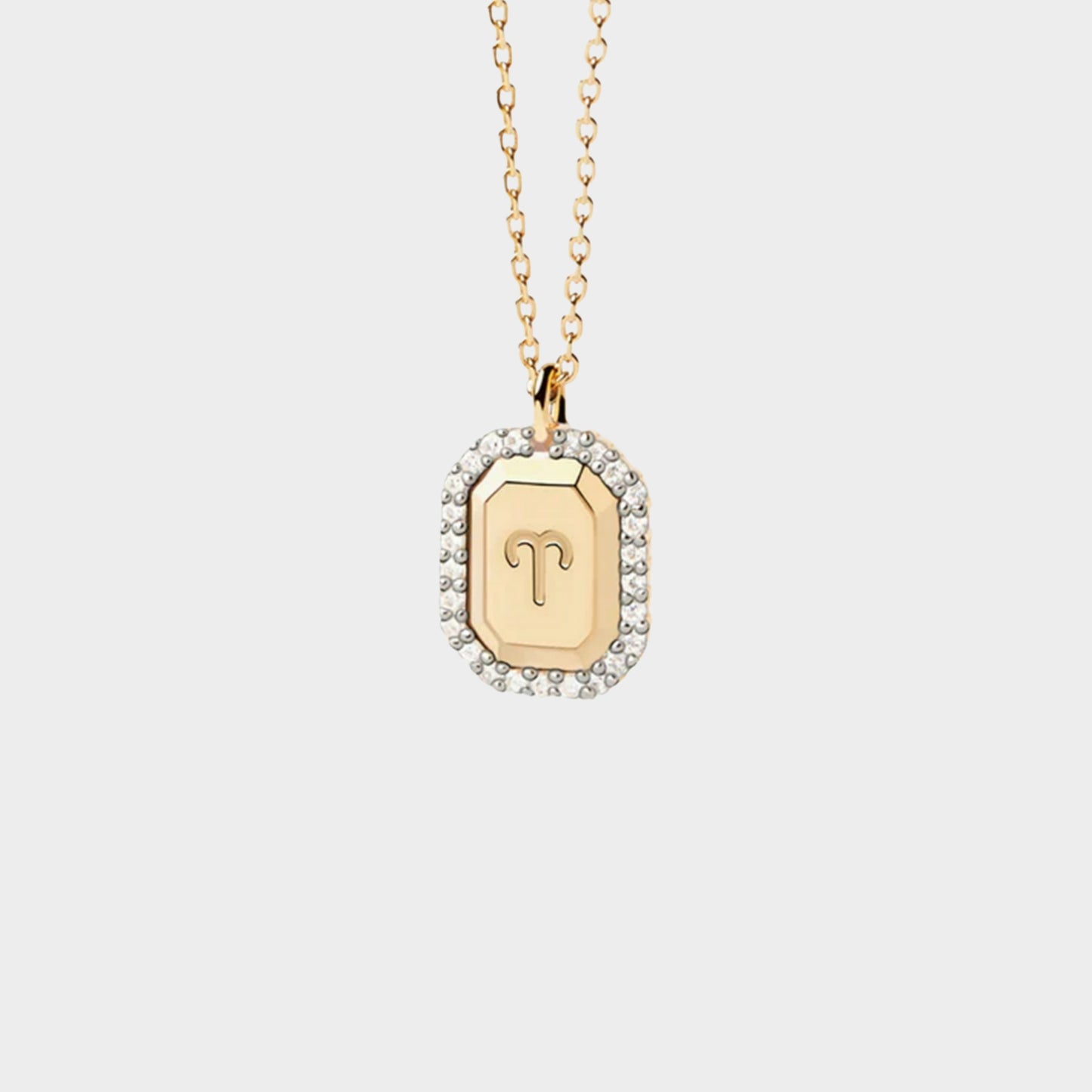 Felmeny Zodiac Signs Necklace in Silver with Zircon