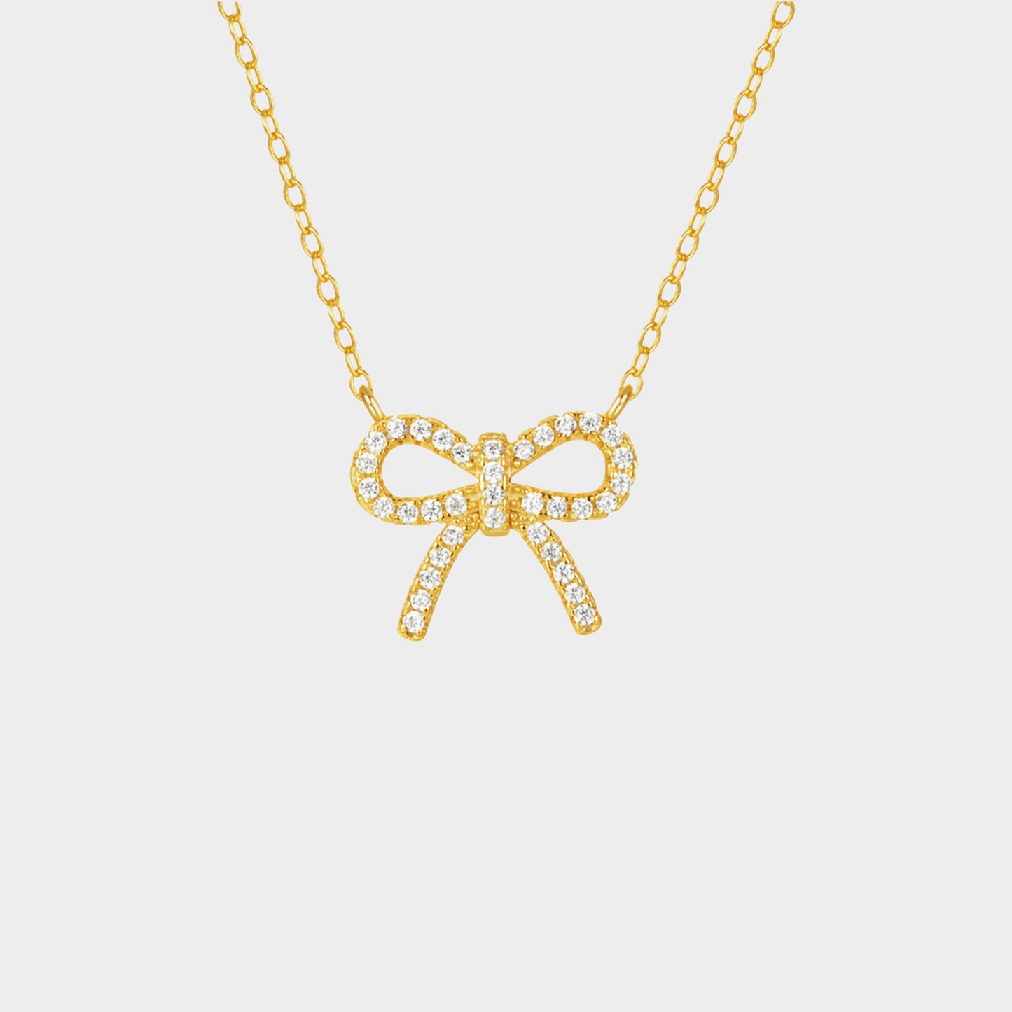 Felmeny Papyon Necklace in Silver with Zircon