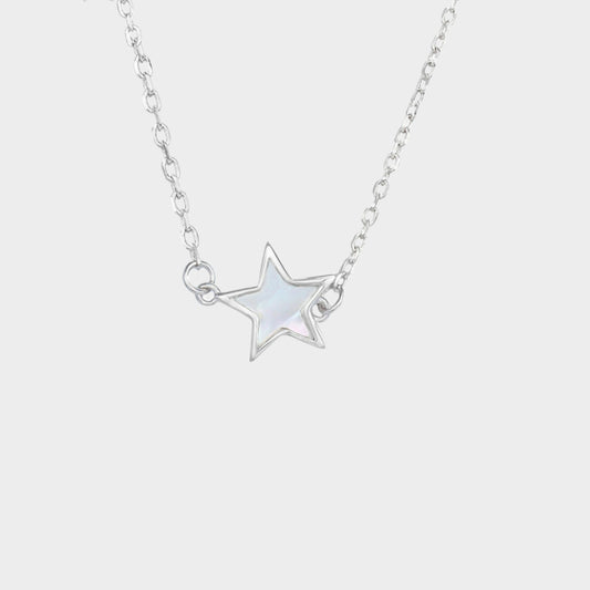 Felmeny Star Necklace in Silver