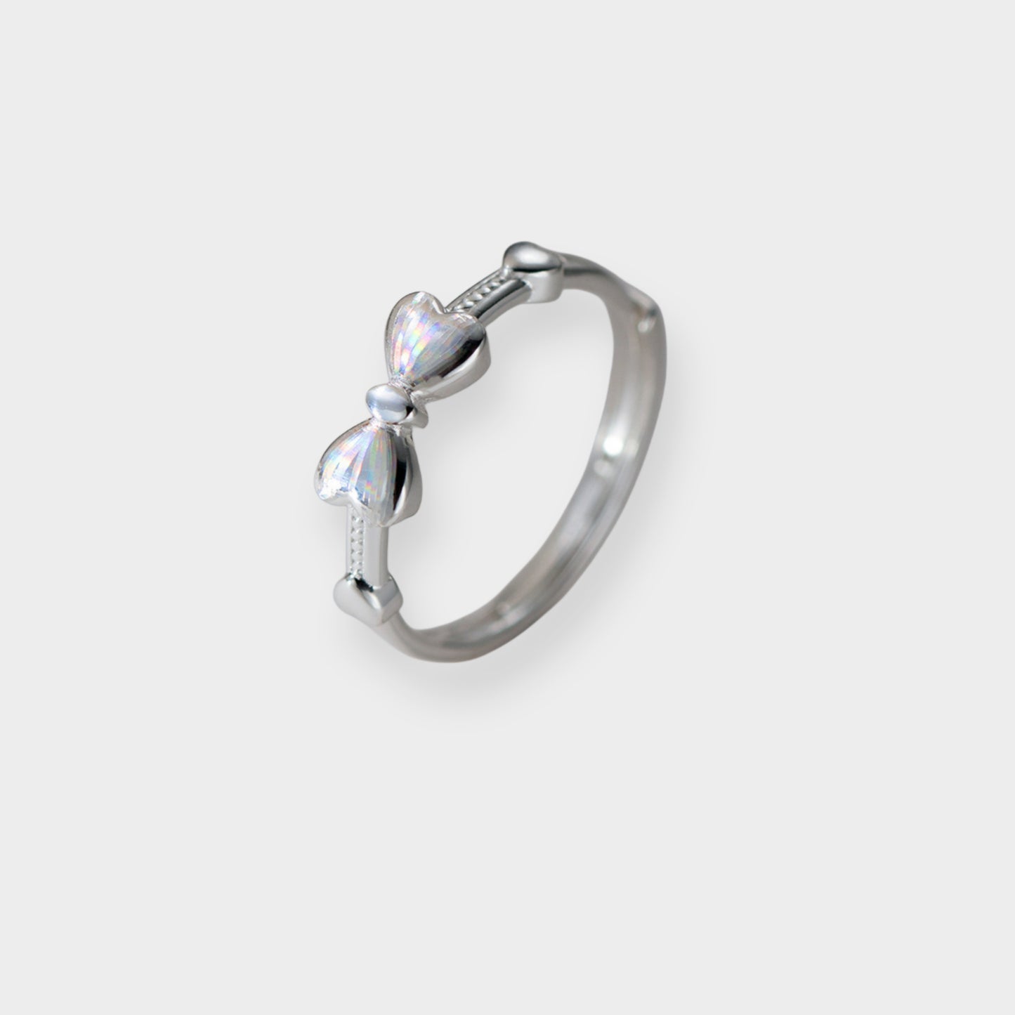 Felmeny Love Bow Ring in Silver