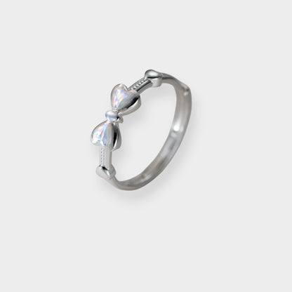 Felmeny Love Bow Ring in Silver