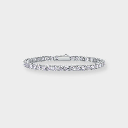 Felmeny Fiora Bracelet in Silver with Moissanite