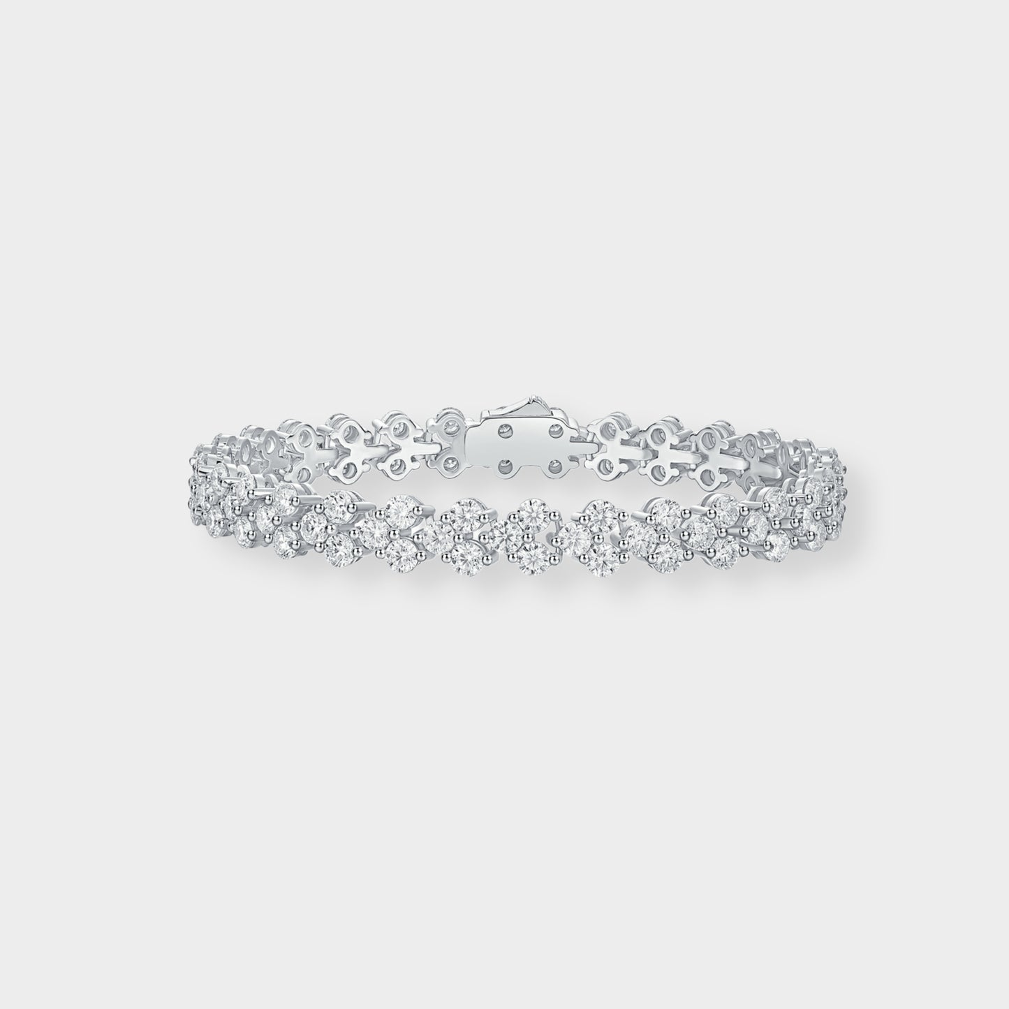 Felmeny Vesta Bracelet in Silver with Moissanite