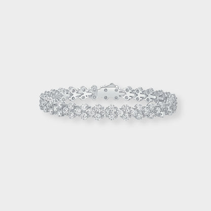 Felmeny Vesta Bracelet in Silver with Moissanite