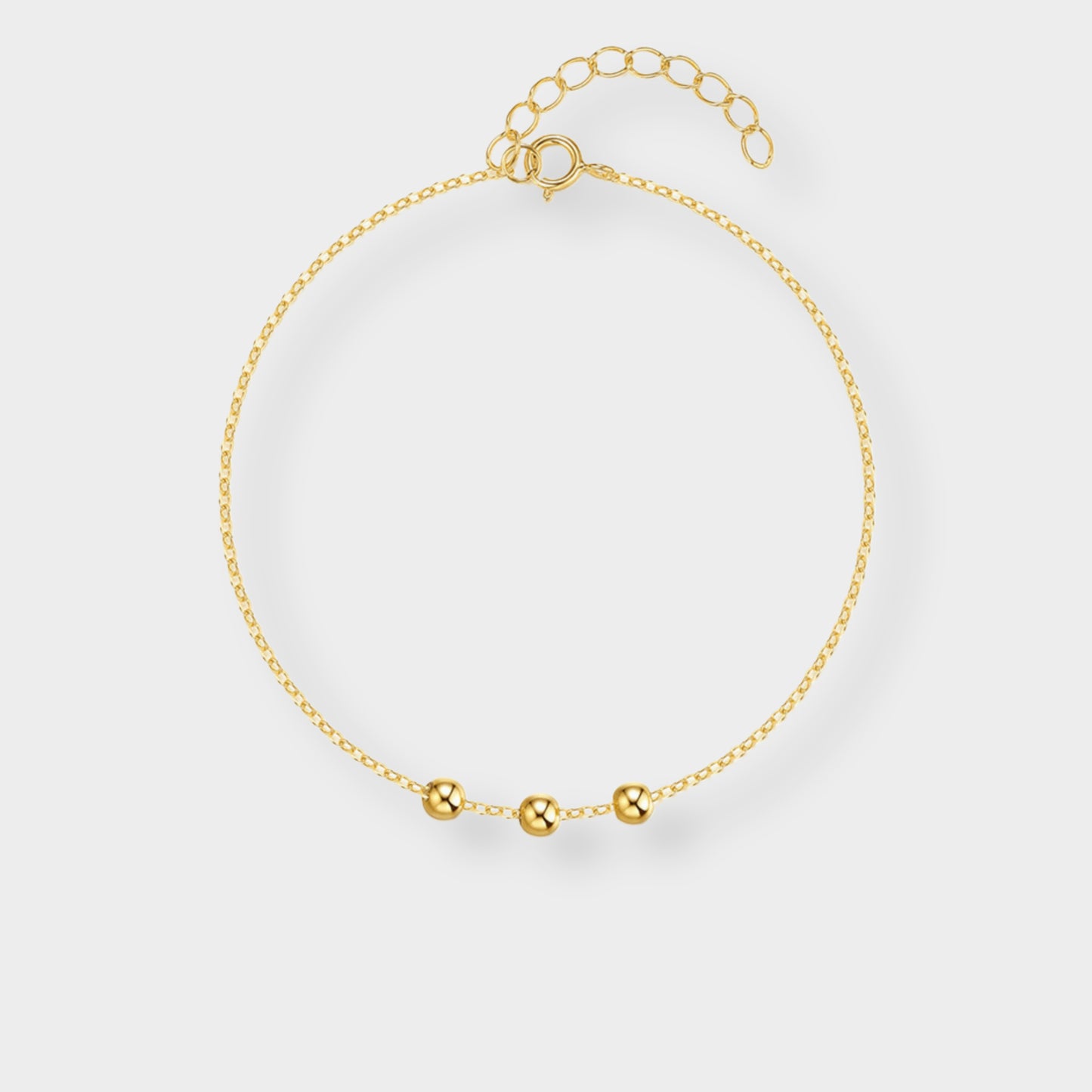 Felmeny Slidable Beads Bracelet in Silver