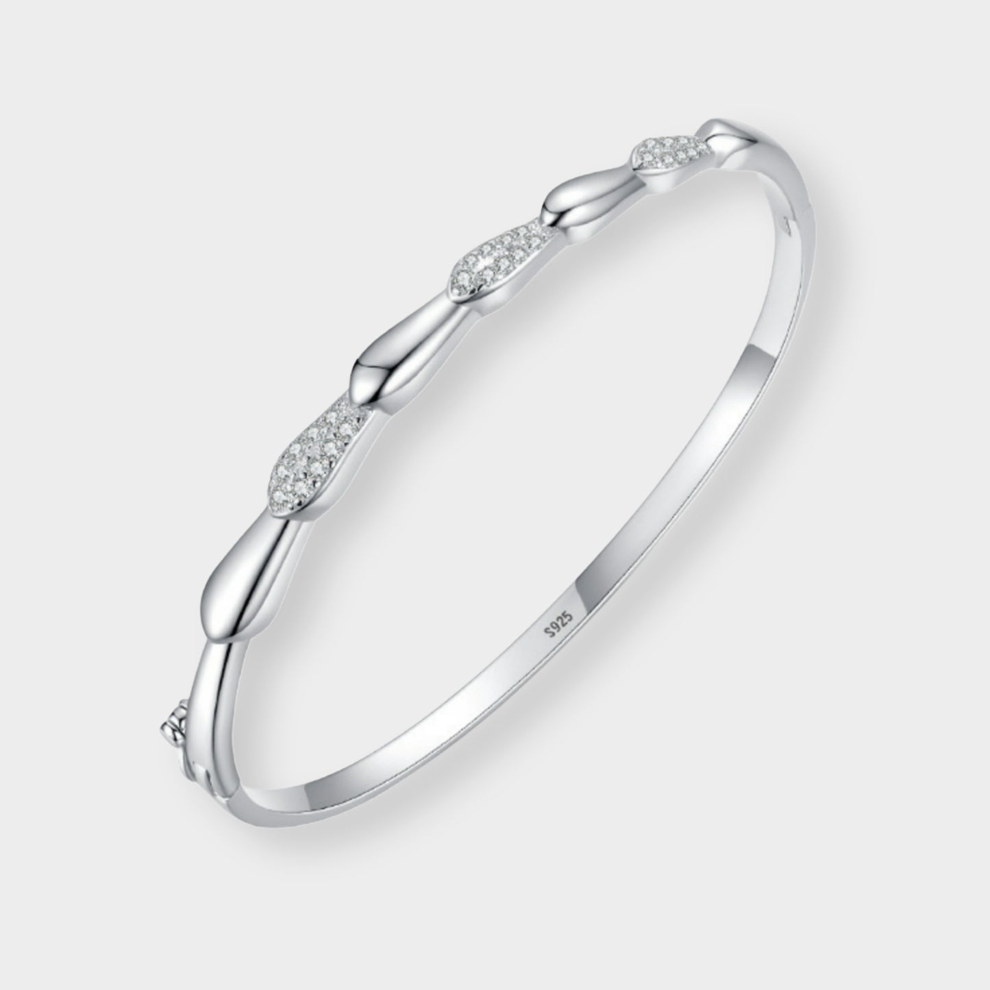 Felmeny Dropy Bracelet in Silver with Zircon