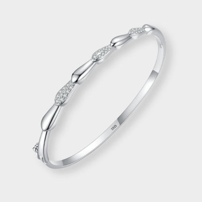 Felmeny Dropy Bracelet in Silver with Zircon