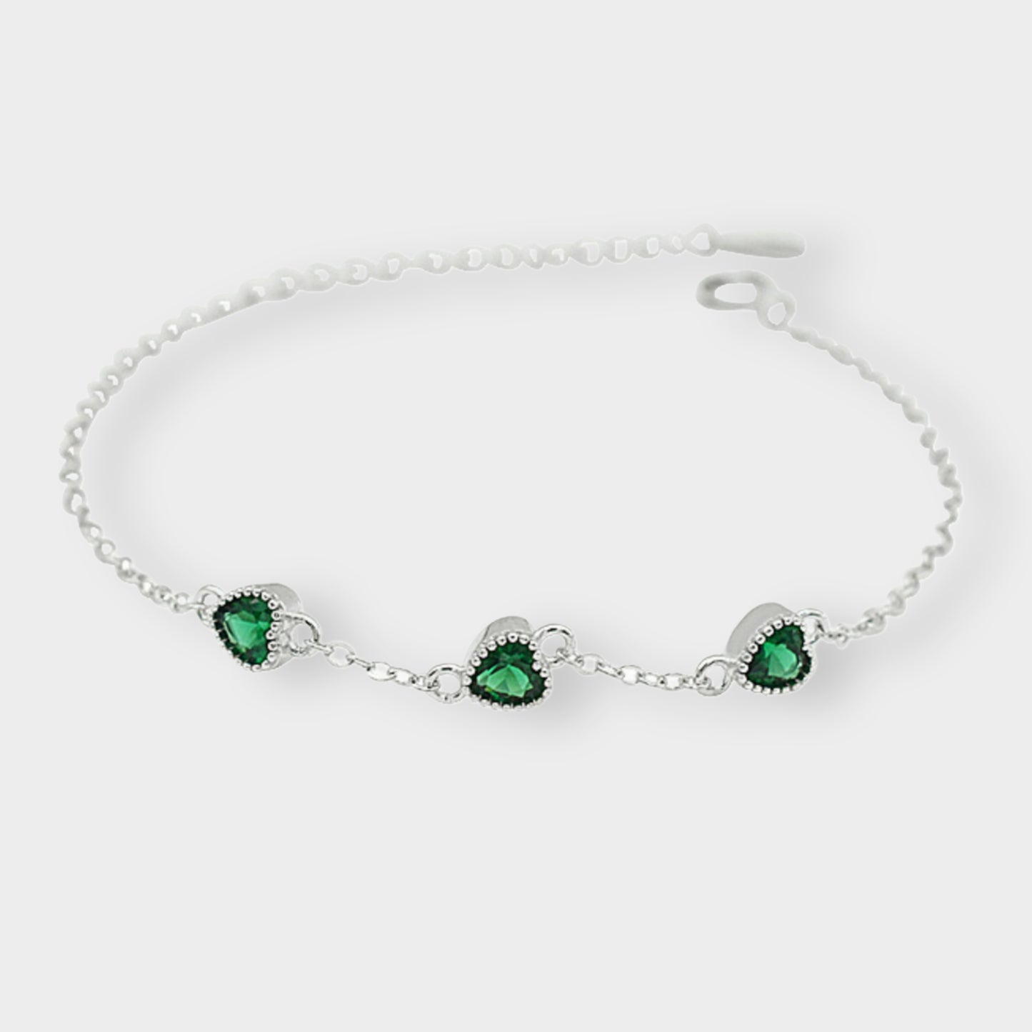 Felmeny Three Love Bracelet in Silver with Zircon