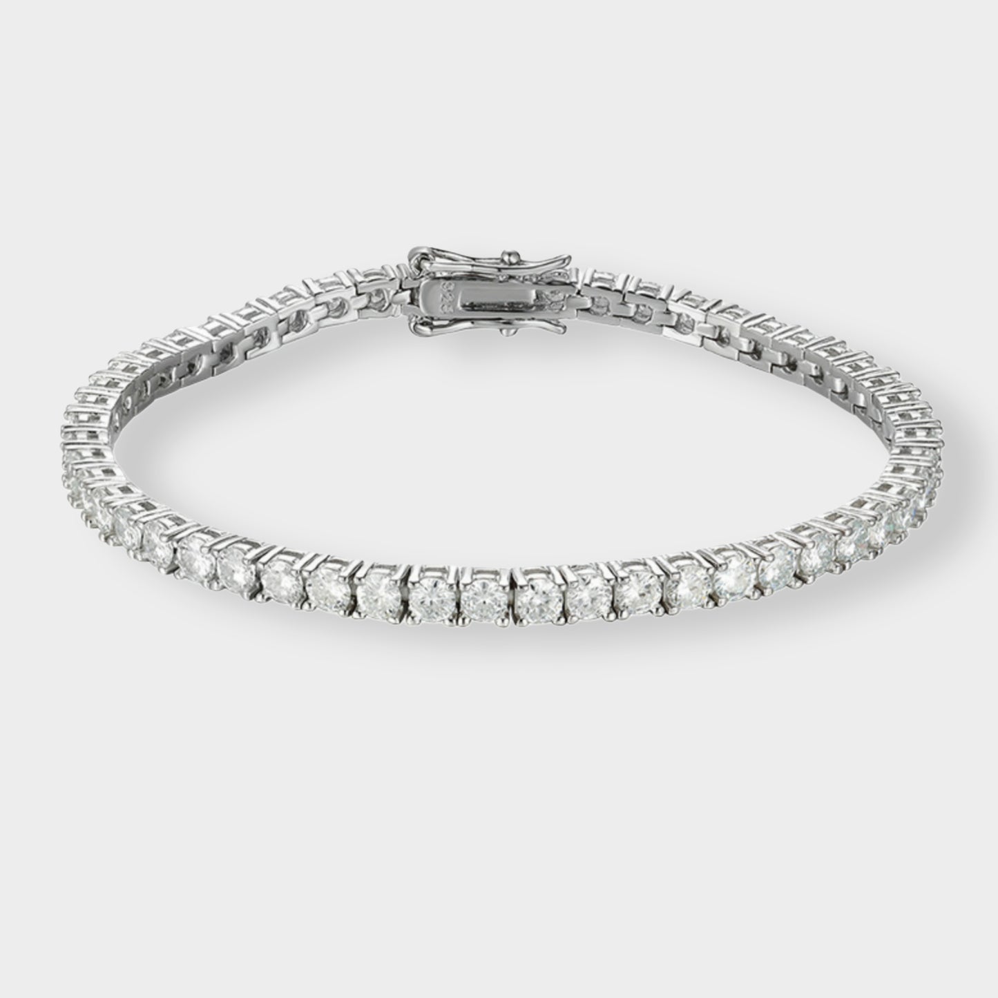 Felmeny Stelléa Bracelet in Silver with Moissanite