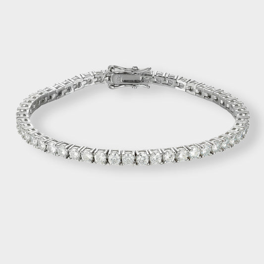 Felmeny Stelléa Bracelet in Silver with Moissanite