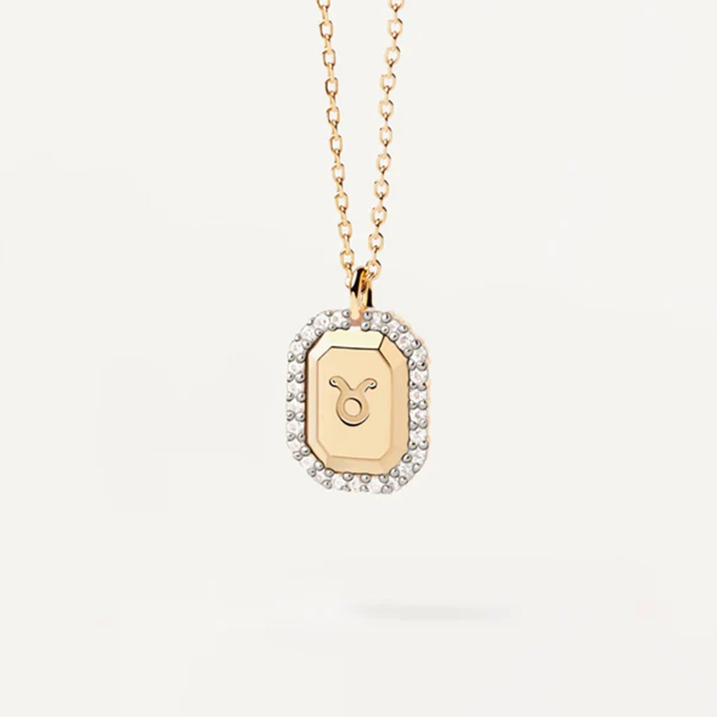 Felmeny Zodiac Signs Necklace in Silver with Zircon