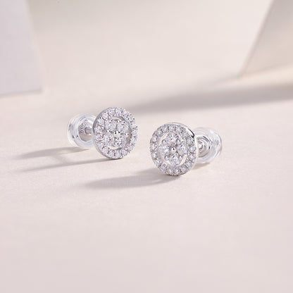 Felmeny Liora Earrings in Silver with Moissanite