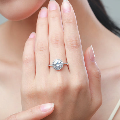 Felmeny Seraphé Ring in Silver with Moissanite