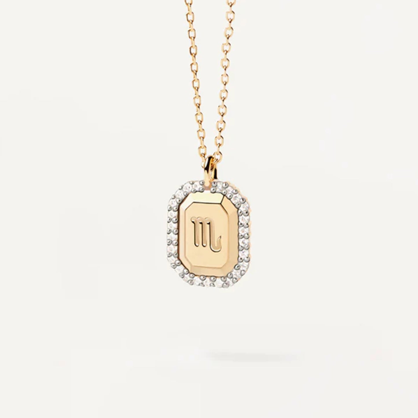 Felmeny Zodiac Signs Necklace in Silver with Zircon