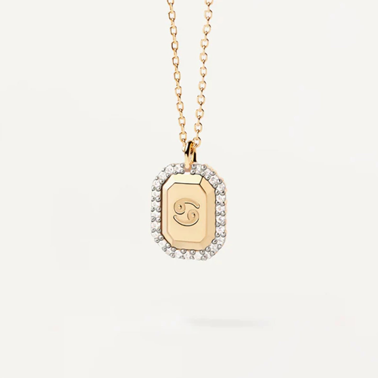 Felmeny Zodiac Signs Necklace in Silver with Zircon