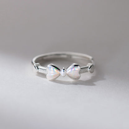 Felmeny Love Bow Ring in Silver