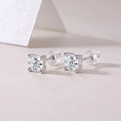 Felmeny Vivienne Earrings in Silver with Moissanite