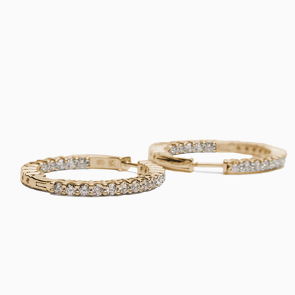 Felmeny Anello Earrings in Gold with Diamonds