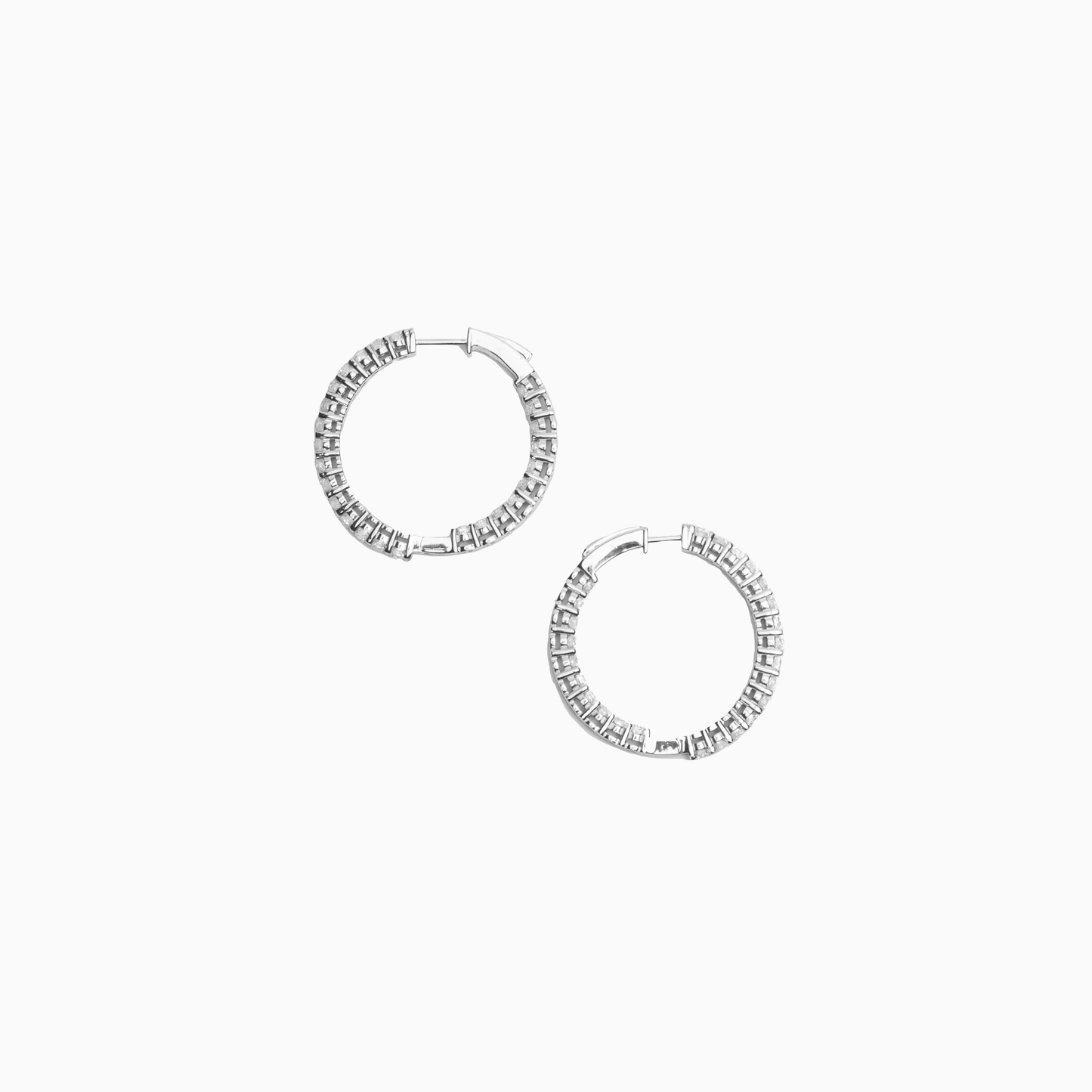 Felmeny Anello Earrings in White Gold with Diamonds