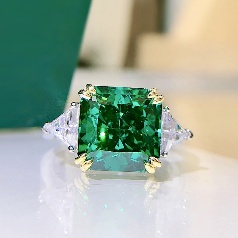 Felmeny Paraiba Ring in Silver with Zircon