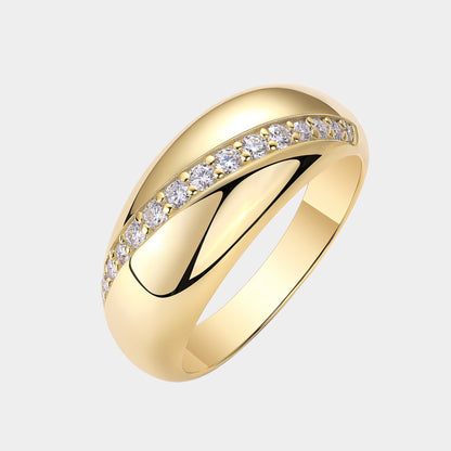 Felmeny INS Ring in Silver with Moissanite